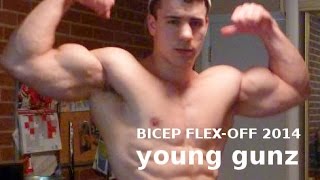 Web Biceps 2014 flex off  Young Muscle [upl. by Akinam824]