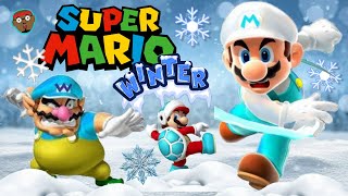 Super Mario Winter RUN  Mario Chase  Super Mario Winter Game for Kids  PhonicsMan Fitness [upl. by Nevar]