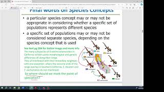 BIOL 50 Ch 15 Speciation and Phylogeny [upl. by Mair]