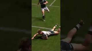 Sensational solo score from Ollie HassellCollins ⚡️  shorts gallagherprem rugby [upl. by Nazario730]