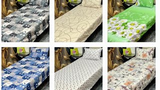 New arrivals of single cotton bed sheets 00923331757887 whatsapp [upl. by Ellerey]