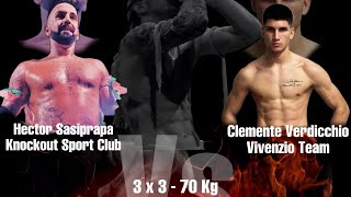 Hector Sasiprapa vs Clemente Verdicchio  70 kg Thai Fight Night 4 Espai34 Muro 2522023 [upl. by Chobot375]