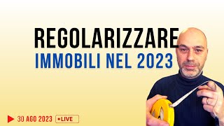 Come regolarizzare immobili nel 2023 ascolta lingegnere [upl. by Ahsinet191]