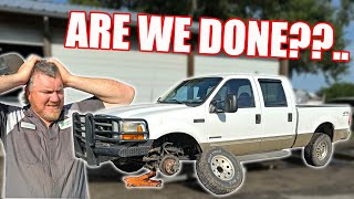 We Broke Our Truck Is Our 73 Powerstroke Diesel Enough 5000 Truck Challenge Day 1 [upl. by Rehpotsirc]