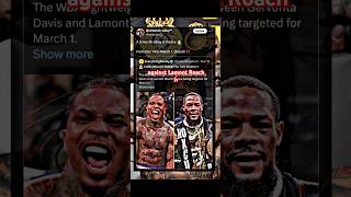 Gervonta Davis Fights Lamont Roach Jr On March 1st Boxing Fans Upset Over Davis’s Opponent Choice￼ [upl. by Aronoff]