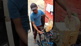 cycle Mein Lagaye motor 😱🔥ytshorts minivlog shorts [upl. by Valerie]