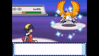 Live Shiny HoOh in Heart Gold after 15030 Soft Resets [upl. by Jerman657]