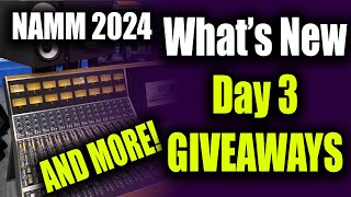 NAMM 2024 Day 3  Whats New  HUGE Speaker Giveaway and more [upl. by Lainad220]