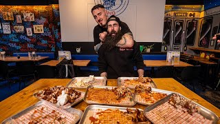 TRYING TO BEAT AN ALL YOU CAN EAT WING RECORD VS UFC HEAVYWEIGHT CHAMP TOM ASPINALL  BeardMeatsFood [upl. by Anek]