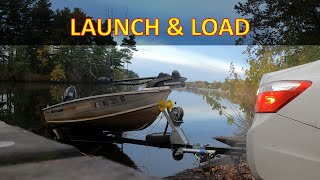 How to Launch and Load a Small Aluminum Boat by Yourself [upl. by Pirzada]