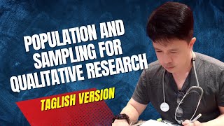 POPULATION AND SAMPLING FOR QUALITATIVE RESEARCH PRACTICAL RESEARCH SERIES [upl. by Alrrats809]