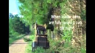 Limb Beaver Skidsteer Tree Trimmer [upl. by Desdamonna]