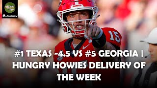 1 Texas 45 vs 5 Georgia  Hungry Howies Delivery of the Week  Cash the Ticket [upl. by Gunther563]