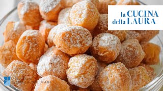 Dolci di Carnevale  LE CASTAGNOLE ROMAGNOLE  La Cucina della Laura [upl. by Ailec165]