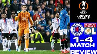 OUTCLASSED GERS GET BATTERED AT IBROX RANGERS 14 LYON  EUROPA LEAGUE  MATCH REVIEW [upl. by Reiss88]