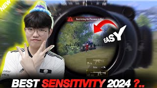 DK OSAL NEW SENSITIVITY IN 2024  BEST NEW SENSITIVITY SETTINGS FOR PUBG MOBILE  BGMI [upl. by Notirb]