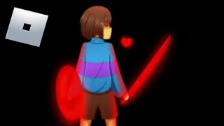 Glitchtale Frisks theme on Roblox piano ROBLOX [upl. by Yzdnil]