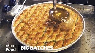 How 20000 Pieces Of Baklava Are Handmade Every Week In Gaziantep Turkey  Big Batches [upl. by Amedeo]