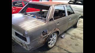 Restorasi cat Toyota Corolla DX 1980 KE70 part 1 [upl. by Mich]