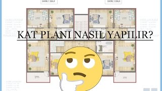 1 Photoshop Kat Planı Boyama Nasıl Yapılır [upl. by Naasah]