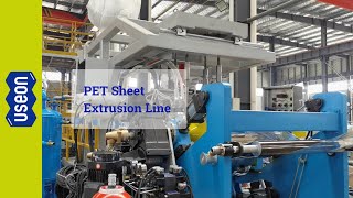 PET Sheet Extrusion Line  USEON [upl. by Avehsile214]