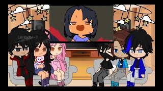 Aphmau Crew reacts to quotAphmau 2018 Funny Moments Compilationquot [upl. by Verge238]