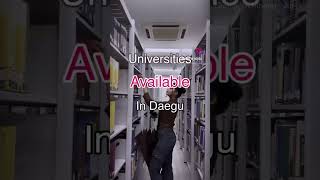 Universities in Daegu South Korea… [upl. by North]