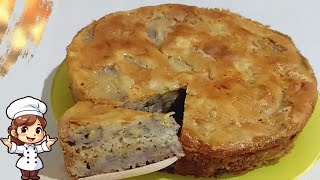 Torta preguiçosa de banana simples e rápida receitas [upl. by Nnave]