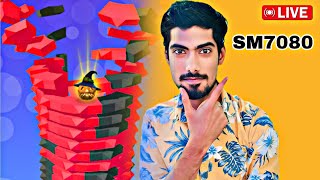 Stack Ball 😱 LIVE🔴 daily gaming ShahrukhSM7080🍁200K LIVE 🎮📲 2024 [upl. by Nosille796]