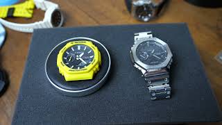 Lume Comparaison GAB2100 VS GMB2100 GShock [upl. by Grand973]