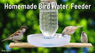 How To Make A Bird Water Feeder  DIY Homemade Plastic Bottle Bird Water Feeder [upl. by Nester436]