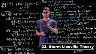 SturmLiouville Theory  Partial Differential Equations  Lecture 23 [upl. by Nnasus]