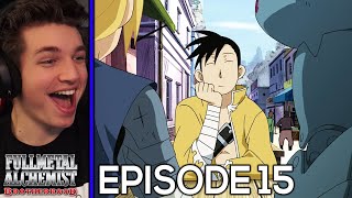 ED AND AL MEET LING  Fullmetal Alchemist Brotherhood REACTION Episode 15 [upl. by Nylirahs]