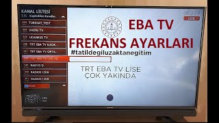 Eba Tv Kanalları Arçelik Beko Frekans Ayarları Nasıl yapılır Eba Tv Uzaktan Eğitim frekansları [upl. by Neroled]