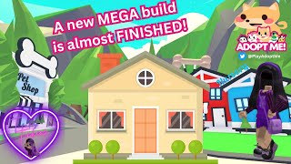 My NEW MEGABUILD is almost COMPLETED In Adopt Me Roblox [upl. by Rubenstein]