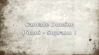 Cantate Domino Pitoni Soprano 1 [upl. by Trub442]