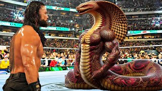 ❄️Full Match  Roman Reigns vs King Snake  WWE2K Nov 22 2024 [upl. by Ahsyad]