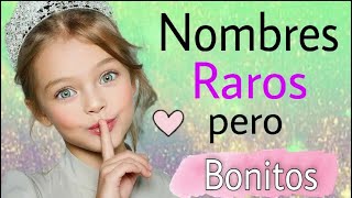 Nombres de Niña Raros Bonitos y Modernos [upl. by Deina696]