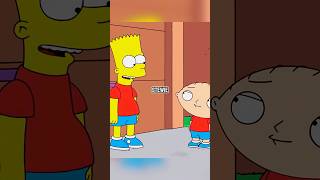 Bart and Stewie 😳 thesimpsons shorts [upl. by Fairman459]