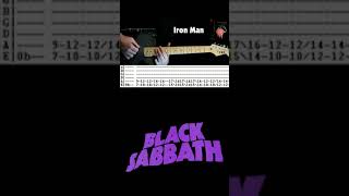 Black Sabbath Iron Man Guitar Tab Cover [upl. by Anaud423]