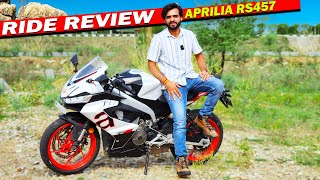 Aprilia RS457 Ride Review  Vibration amp Stability Issue [upl. by Airamas]