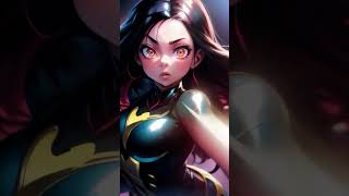 Demon Slayer  Nezuko Kamado as Batgirl  4K AI ART animeaiart animeart shorts animegirl [upl. by Sunny247]