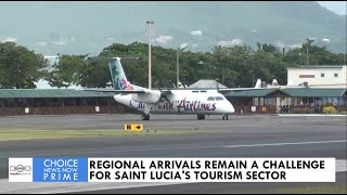 REGIONAL ARRIVALS REMAIN A CHALLENGE FOR SAINT LUCIAS TOURISM SECTOR [upl. by Annahsit]