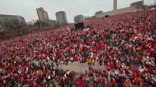 Tech N9ne at the Super Bowl Champions Parade  Kansas City Chiefs [upl. by Formenti]