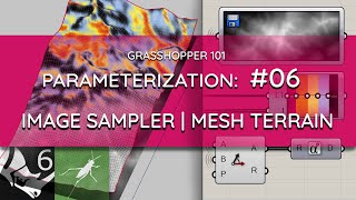 Grasshopper 101 Parameterization  06 Mesh Terrain with slope analysis  Heightmap EXERCISE [upl. by Idnal]