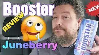 Booster Energy Drink Juneberry Review und Test [upl. by Eltrym]