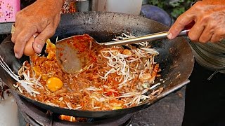 Penang Street Food  PRAWN AND EGG CHAR KWAY TEOW Malaysia [upl. by Pallaton]