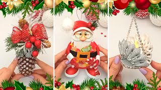 Christmas Craft 🎁 3 Ideas Christmas Decorations 🎁How to Make Your Own Christmas Decorations Craft [upl. by Daveen]