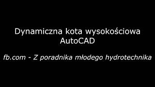 AutoCAD  Kota Wysokościowa  blok dynamiczny tutorial 01 [upl. by Nosemaj553]