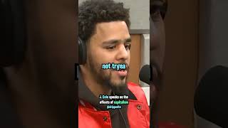 J Cole Speaks on Capitalism 👀 [upl. by Atinod179]